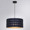 Миниатюра фото подвесной светильник arte lamp fleece a7097sp-1bk | 220svet.ru